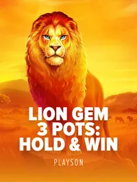 Lion Gems 3 Pots: Hold and Win